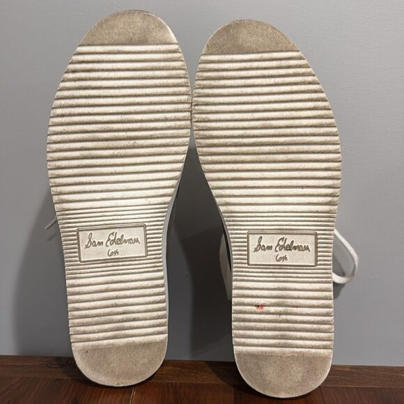 Sam Edelman Pence Faux Fur-Trim Suede High-Top Sneakers Size 6.5 - Picture 9 of 10